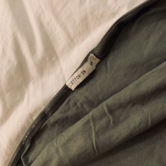 olive green tube-top - Picture 2 of 4